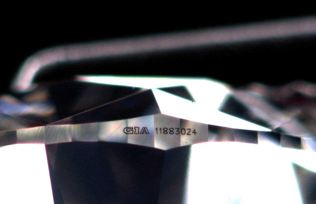 GIA Laser Gravur